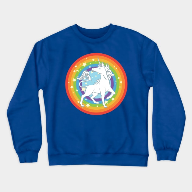 The Sparkliest, Most Fabulous Unicorn of them All Crewneck Sweatshirt by cartoonowl